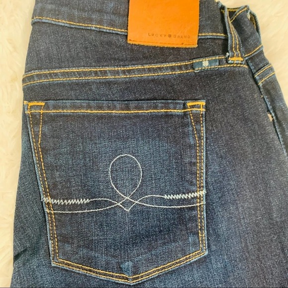 Lucky Brand Sofia Skinny Dark Blue Jeans Size 28 - Picture 2 of 10